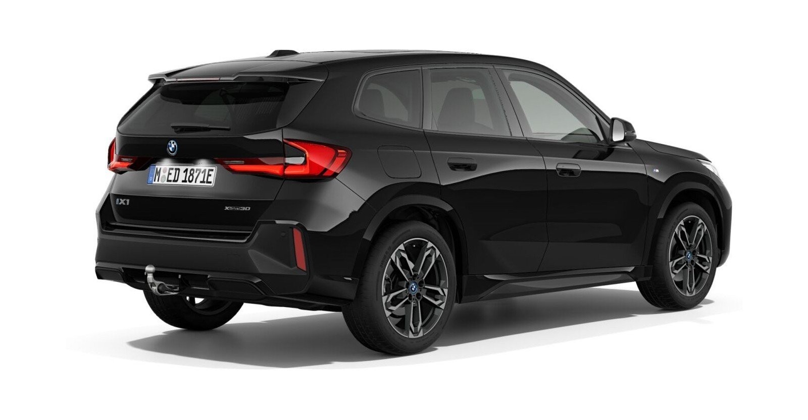 BMW BMW I in Schwarz von hinten BMW BMW I in Schwarz von hinten