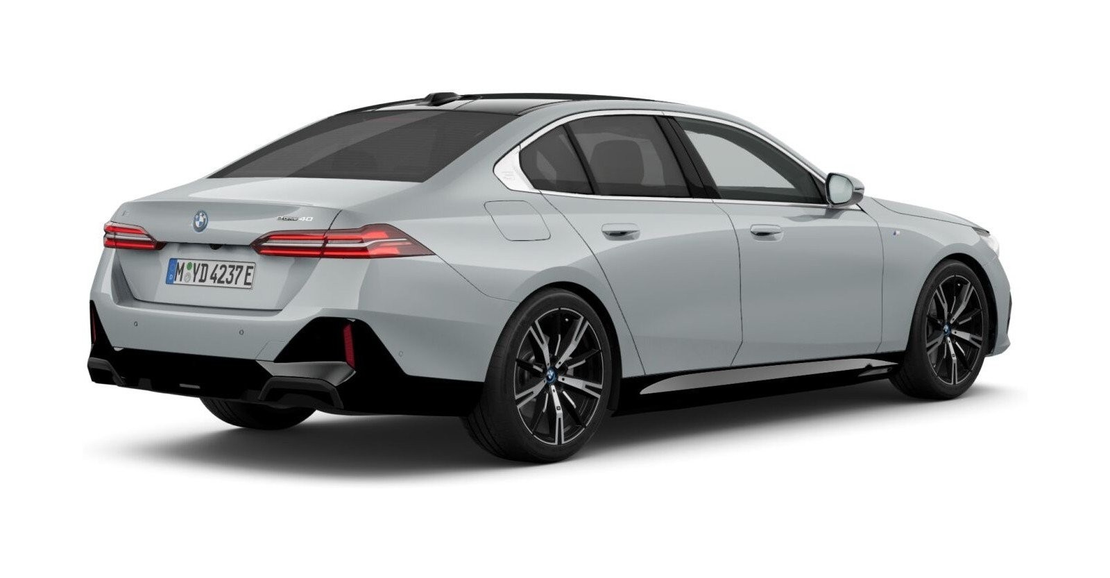 BMW BMW I in Grau von hinten BMW BMW I in Grau von hinten