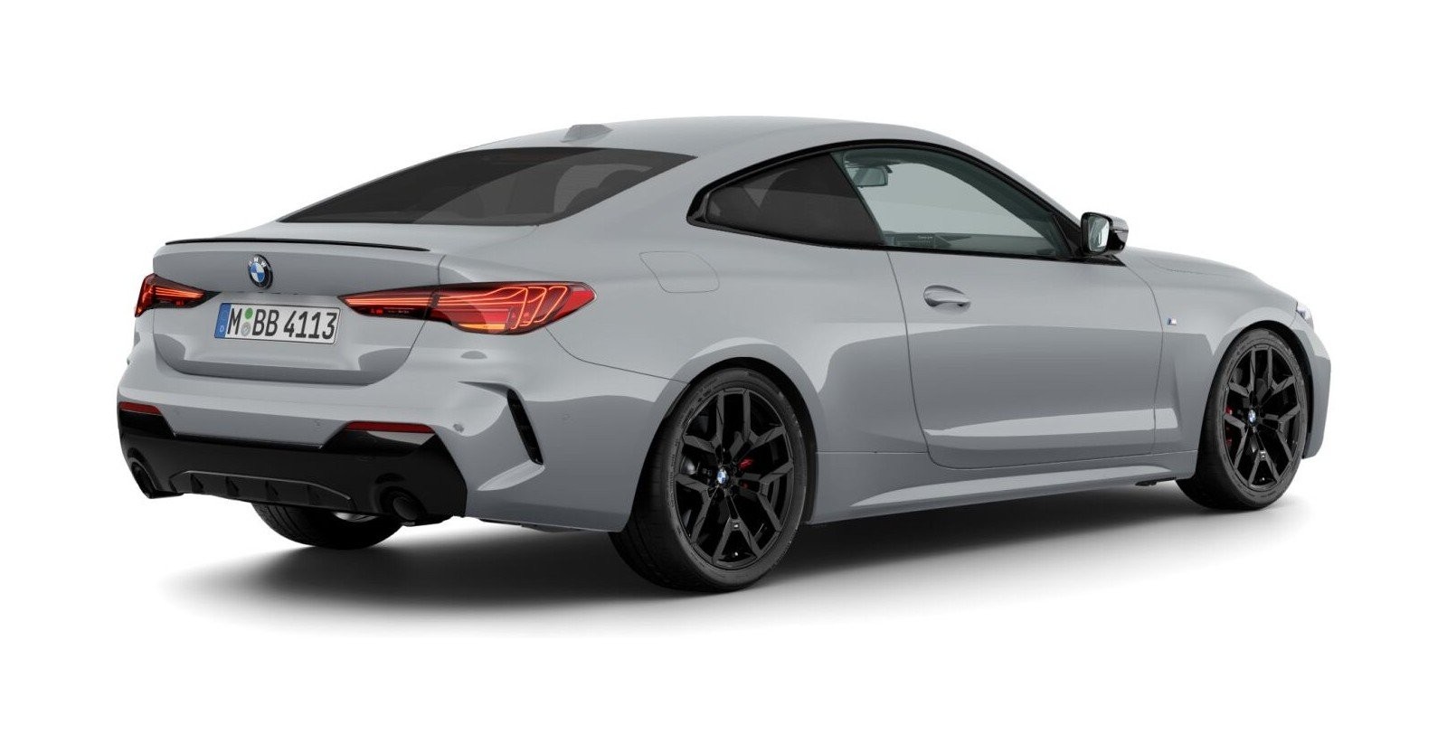 BMW BMW 4er in Grau von hinten