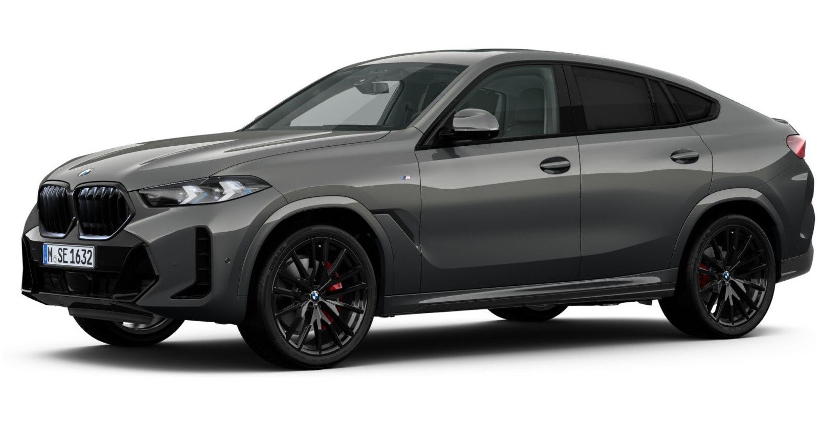 BMW X6 xDrive30d M Sport in Grau von vorne BMW X6 xDrive30d M Sport in Grau von vorne