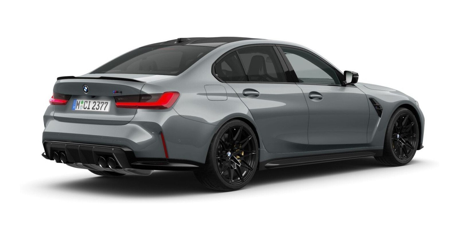 BMW BMW M in Grau von hinten BMW BMW M in Grau von hinten