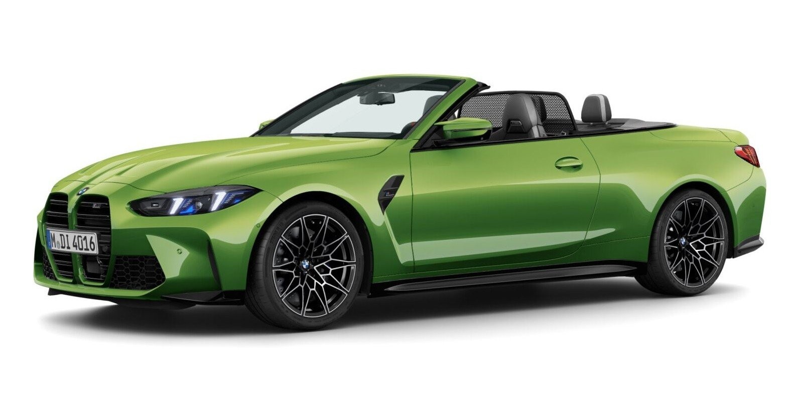 BMW M4 Competition Cabrio mit M xDrive in Individual von vorne BMW M4 Competition Cabrio mit M xDrive in Individual von vorne