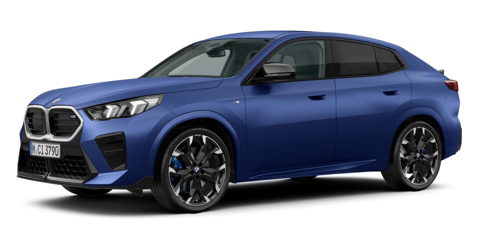 BMW X2 M35i xDrive in Blau von vorne