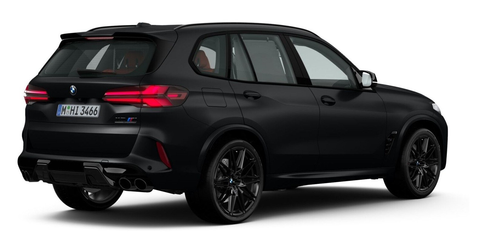 BMW BMW M in Schwarz von hinten