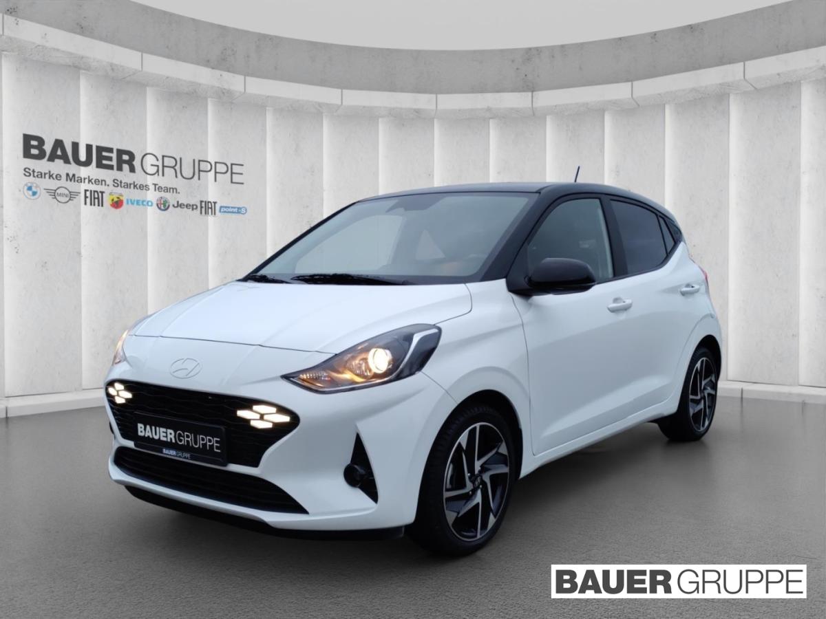 HYUNDAI i10 in Weiß von vorne