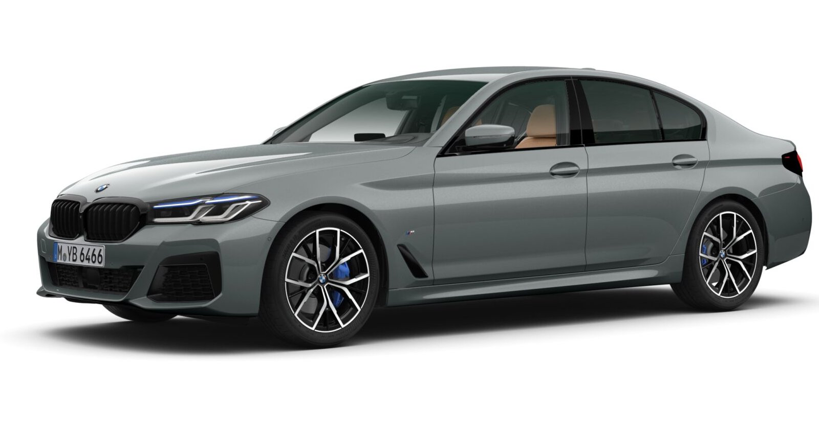 BMW BMW 5er in Grau von vorne BMW BMW 5er in Grau von vorne