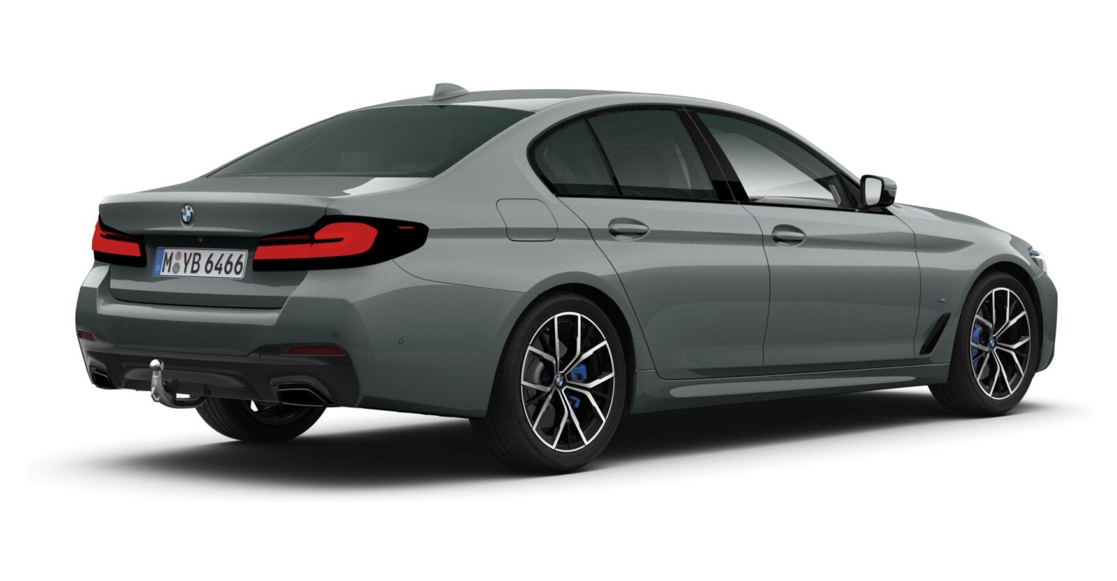 BMW BMW 5er in Grau von hinten BMW BMW 5er in Grau von hinten