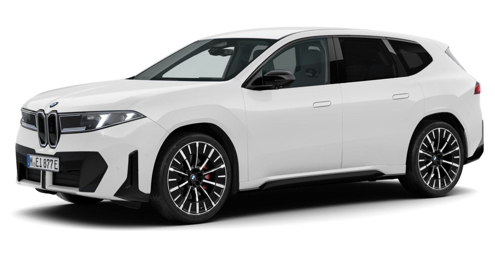 BMW iX3 40 in Weiß von vorne