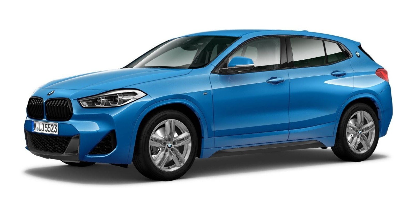 BMW BMW X in Blau von vorne BMW BMW X in Blau von vorne