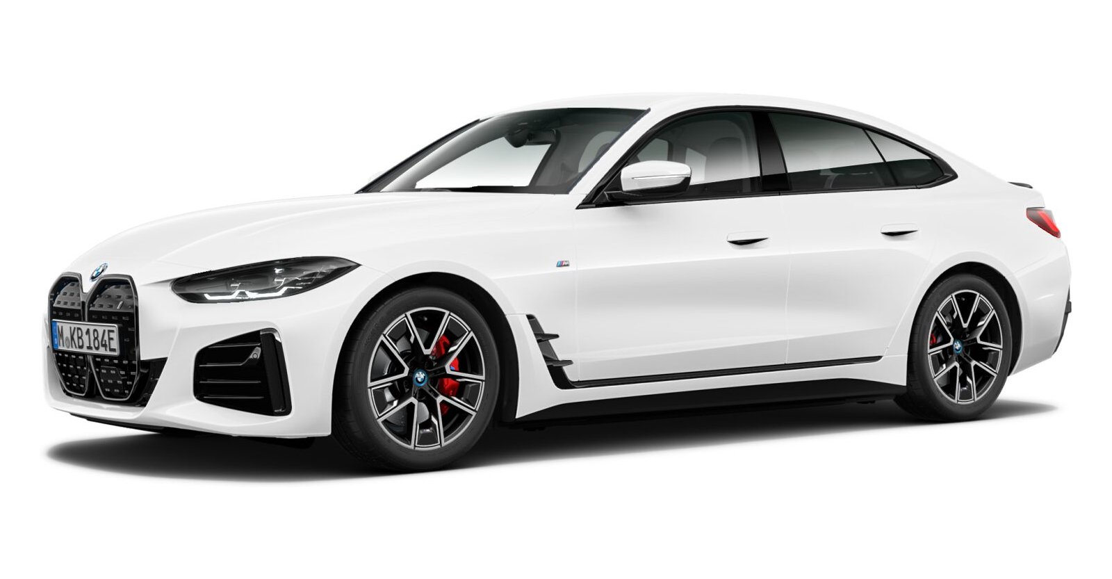 BMW BMW I in Weiß von vorne BMW BMW I in Weiß von vorne