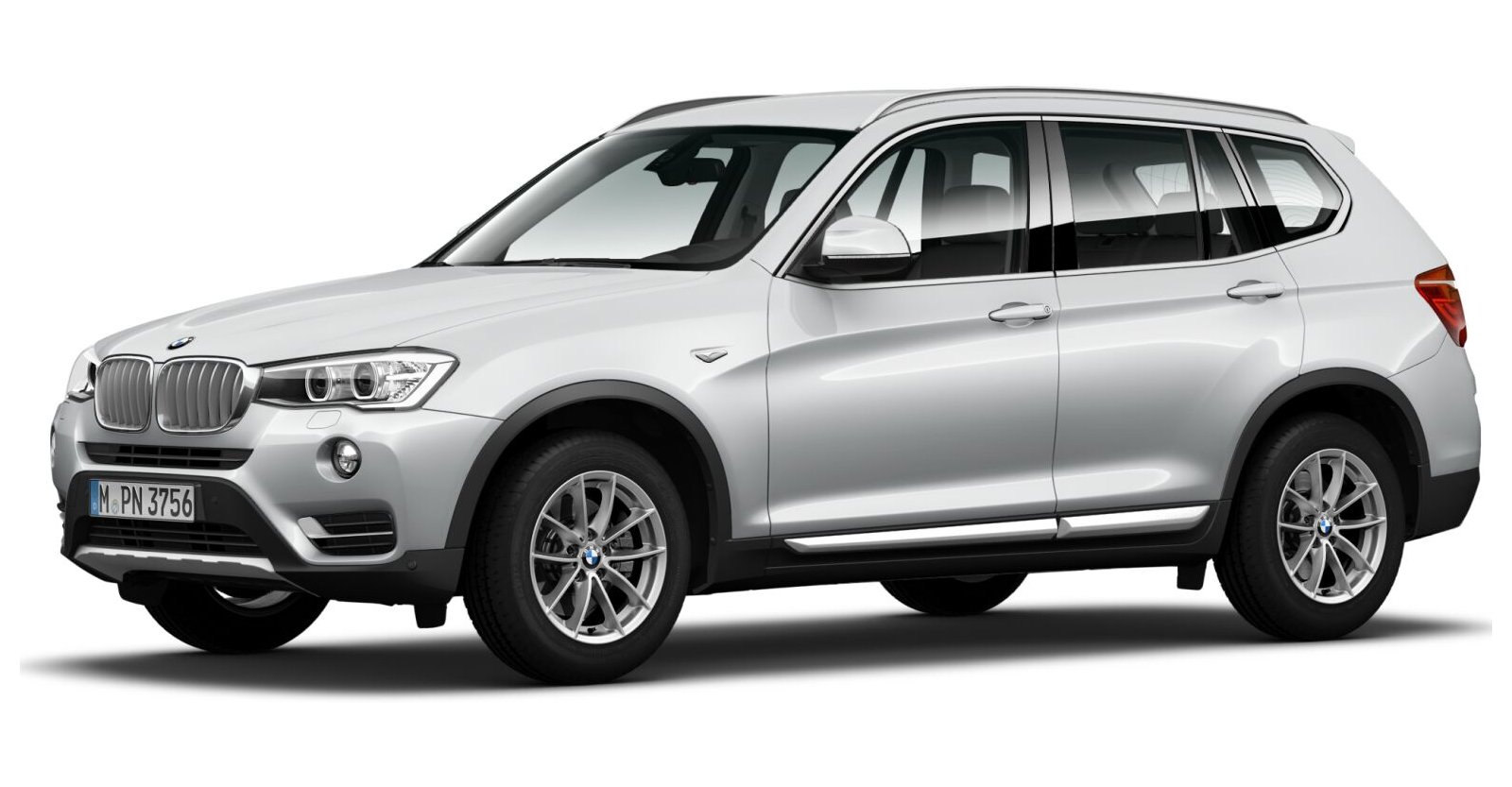 BMW BMW X in Silber von vorne BMW BMW X in Silber von vorne