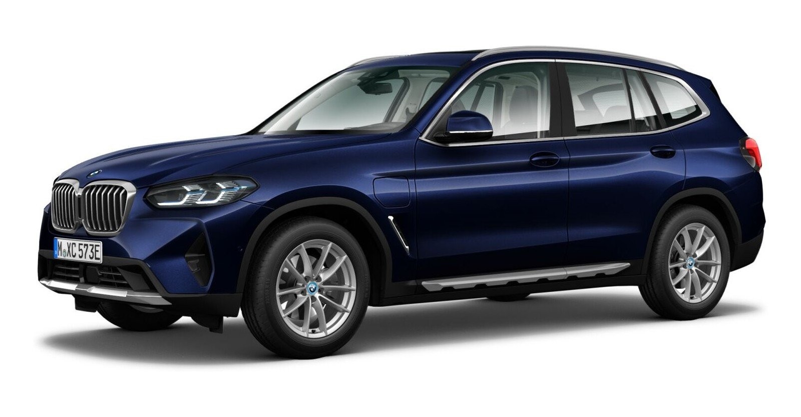 BMW BMW X in Blau von vorne BMW BMW X in Blau von vorne