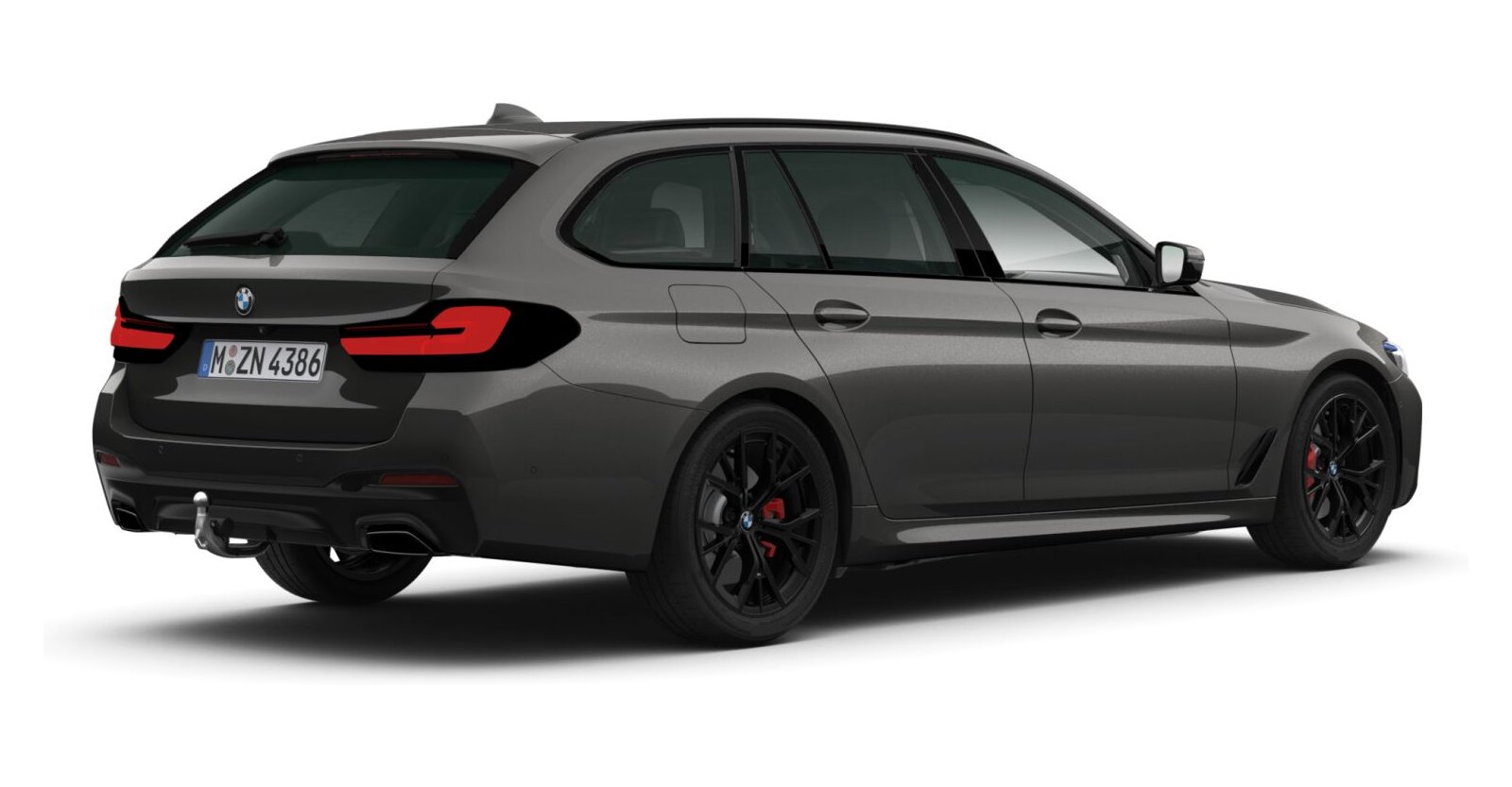 BMW BMW 5er in Grau von hinten BMW BMW 5er in Grau von hinten