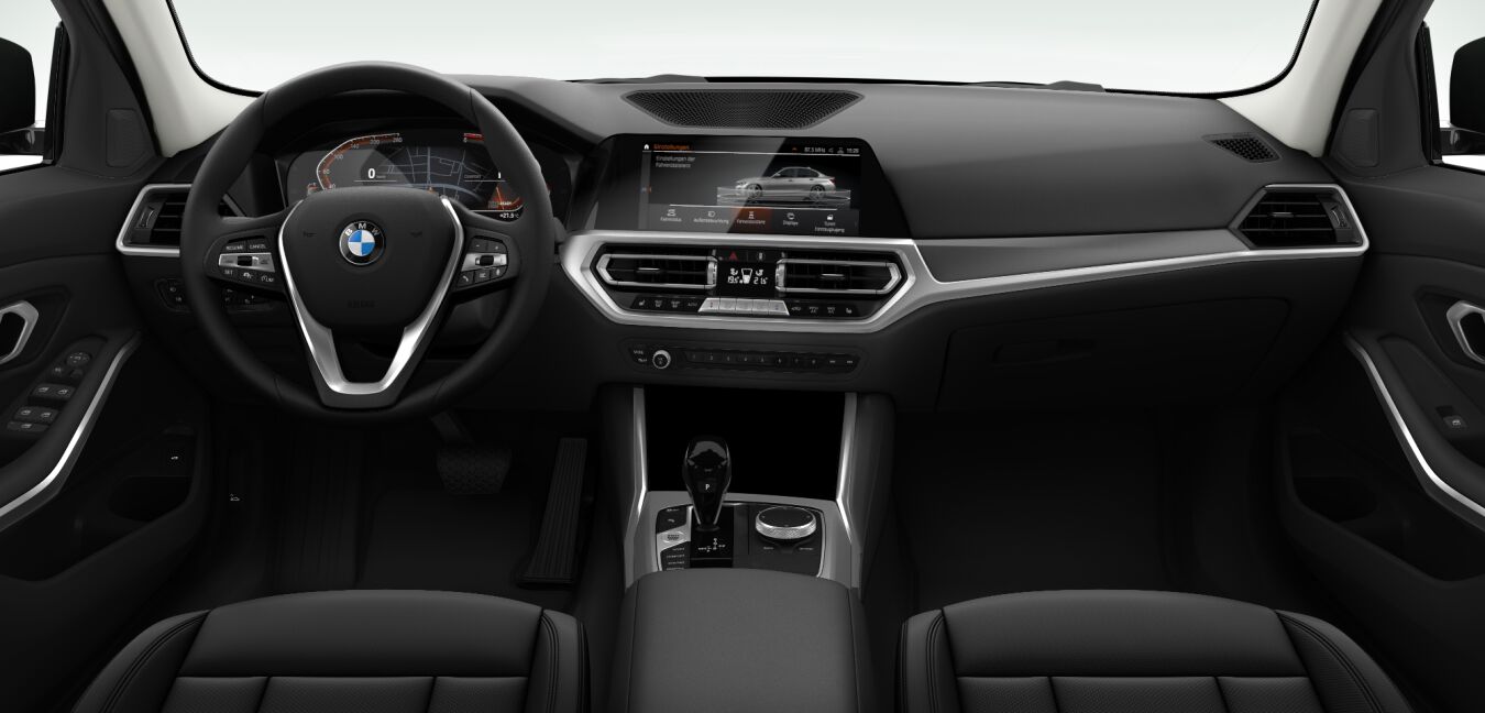 BMW BMW 3er im Innenraum von vorne BMW BMW 3er im Innenraum von vorne