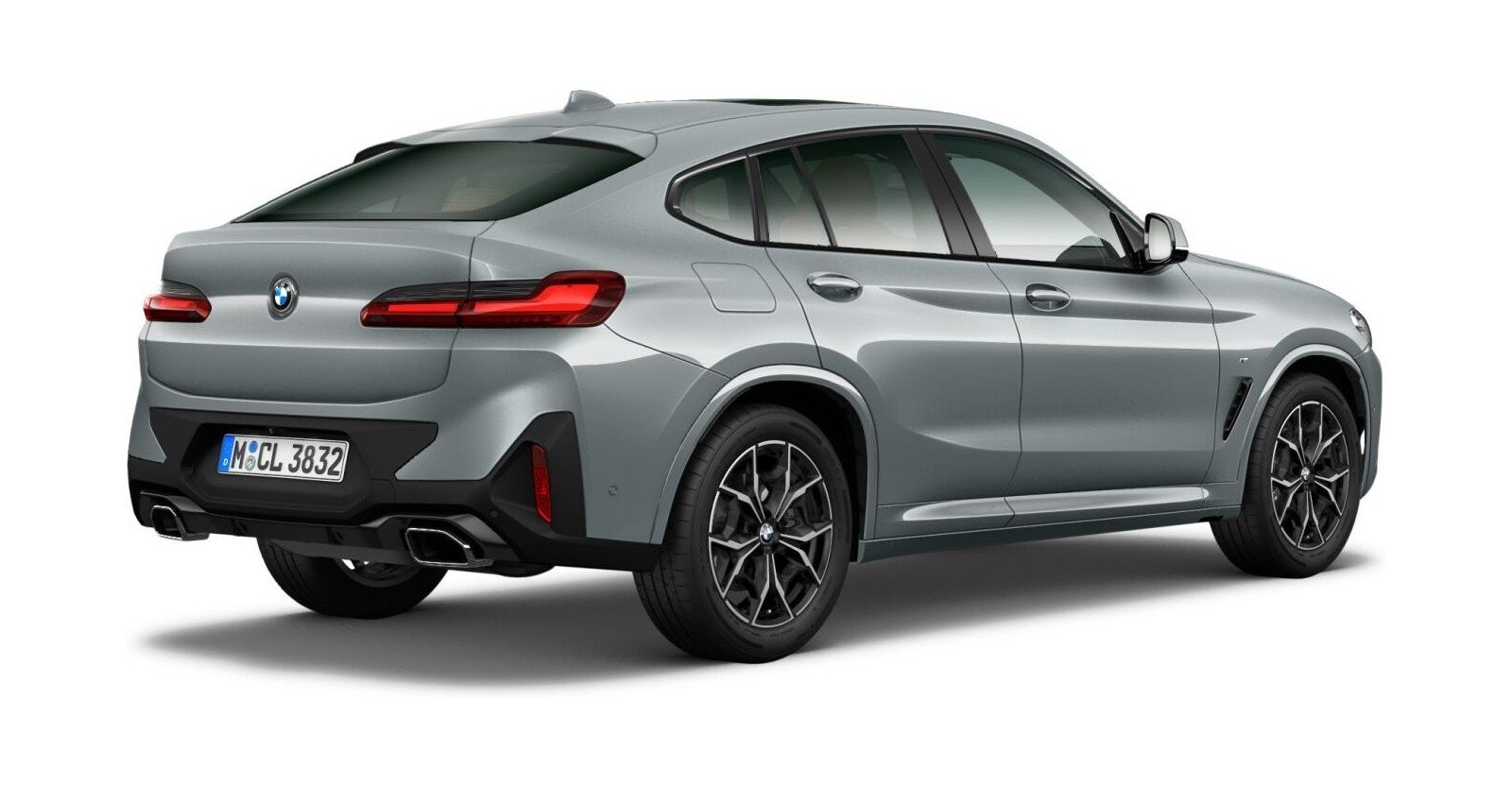 BMW BMW X in Grau von hinten BMW BMW X in Grau von hinten
