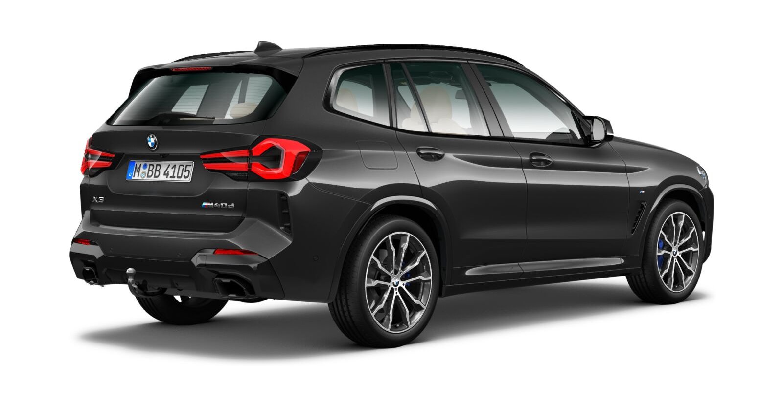 BMW BMW X in Grau von hinten BMW BMW X in Grau von hinten