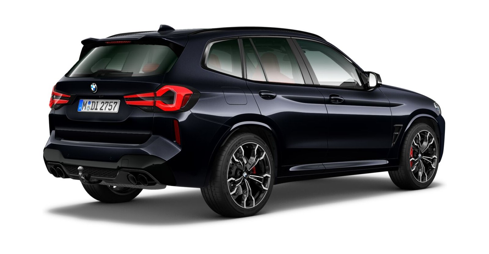 BMW BMW M in Schwarz von hinten BMW BMW M in Schwarz von hinten