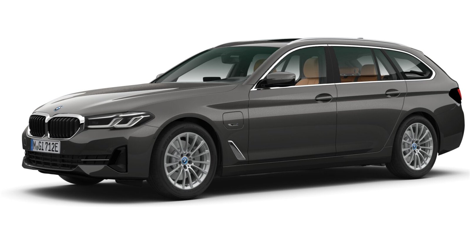 BMW BMW 5er in Grau von vorne BMW BMW 5er in Grau von vorne