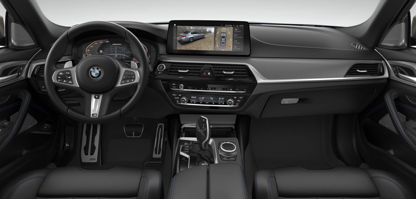 BMW BMW 5er im Innenraum von vorne BMW BMW 5er im Innenraum von vorne