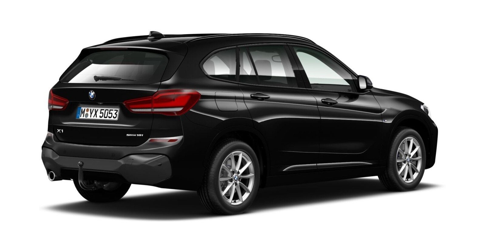 BMW BMW X in Schwarz von hinten BMW BMW X in Schwarz von hinten