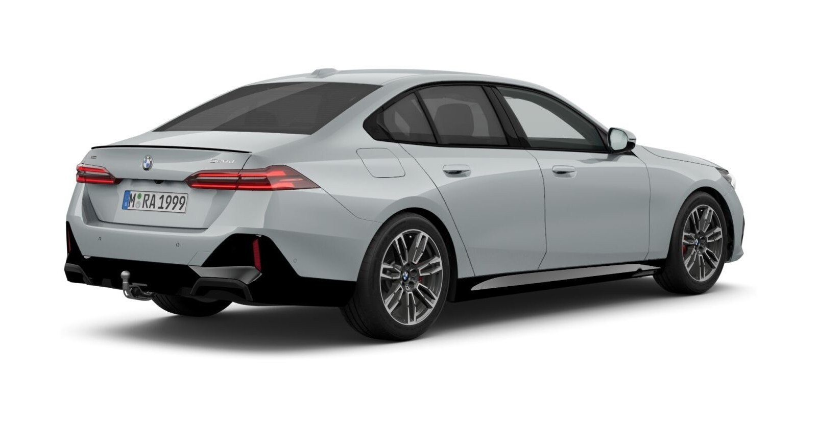 BMW BMW 5er in Grau von hinten BMW BMW 5er in Grau von hinten