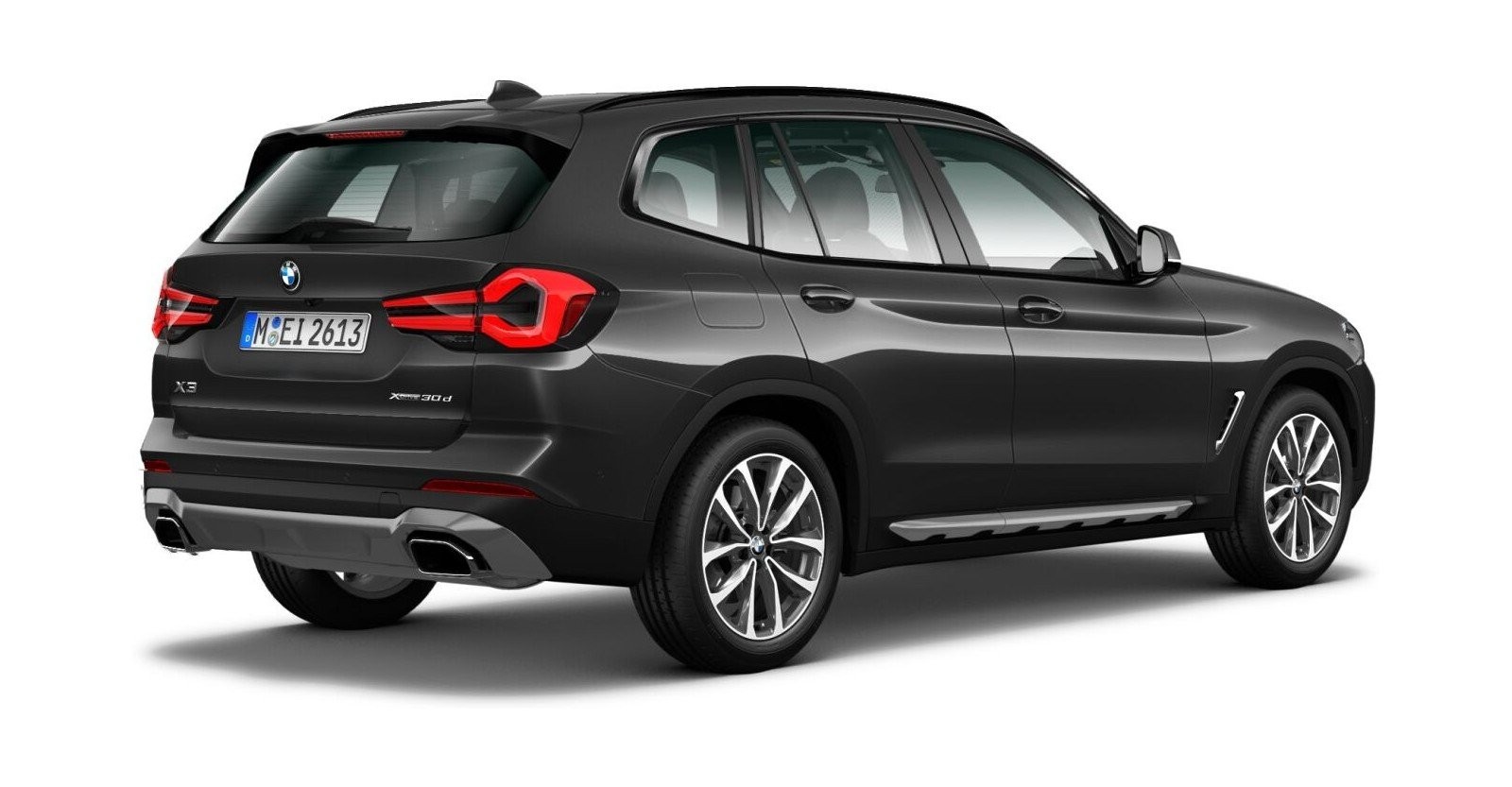 BMW BMW X in Grau von hinten BMW BMW X in Grau von hinten