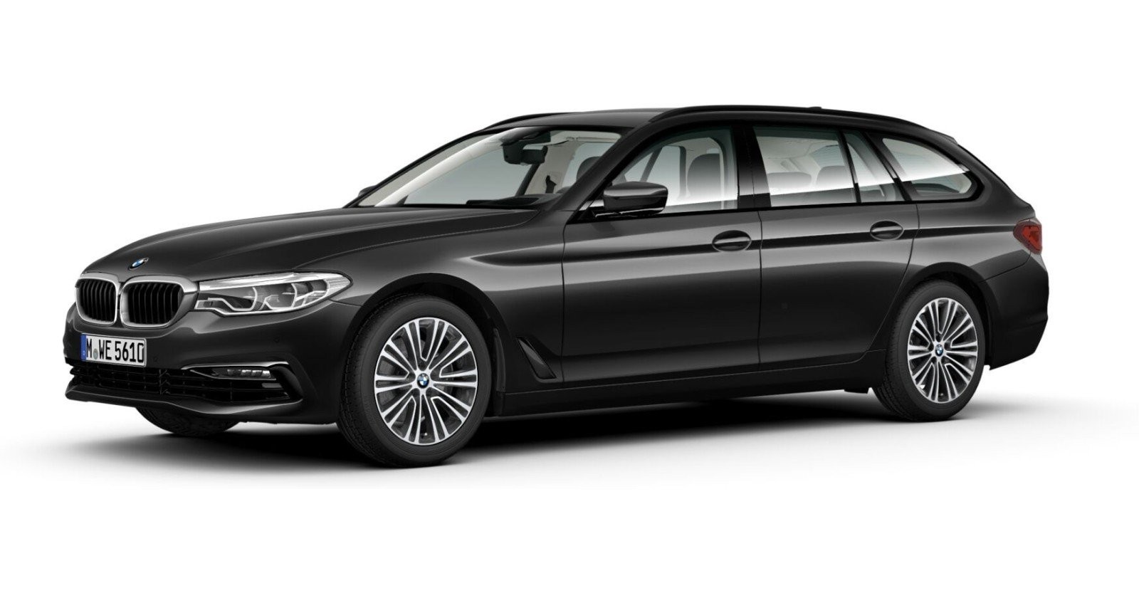 BMW BMW 5er in Grau von vorne BMW BMW 5er in Grau von vorne