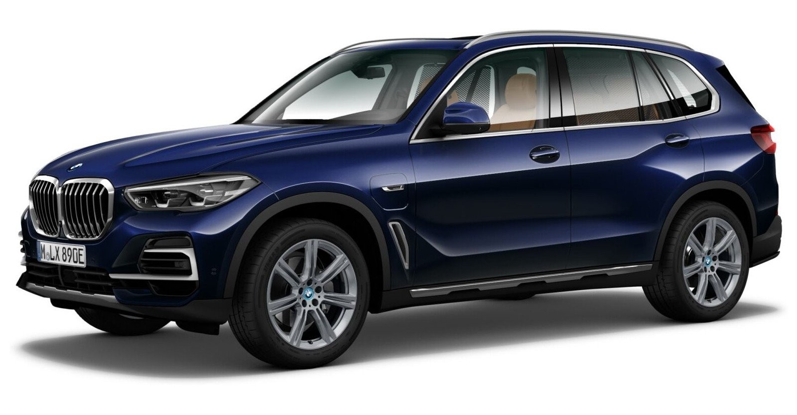 BMW BMW X in Blau von vorne BMW BMW X in Blau von vorne