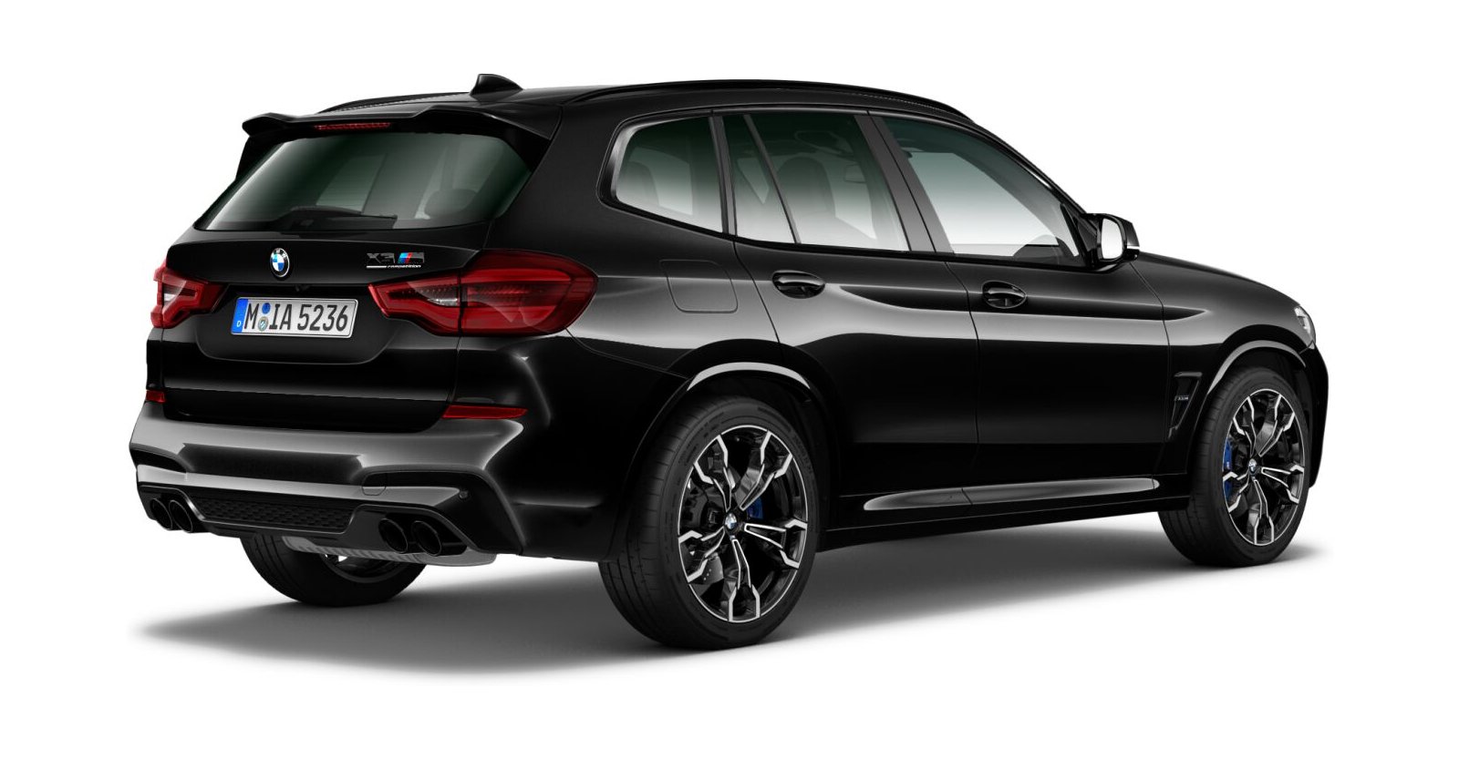BMW BMW M in Schwarz von hinten BMW BMW M in Schwarz von hinten