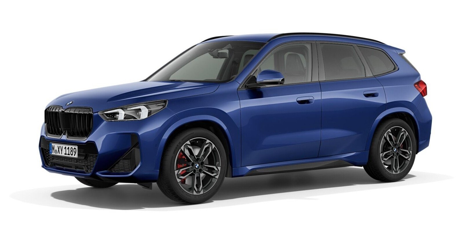 BMW X1 sDrive20i in Blau von vorne BMW X1 sDrive20i in Blau von vorne