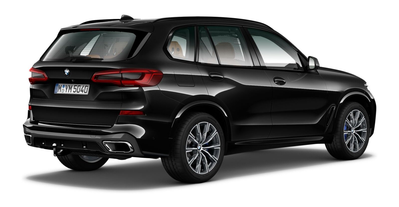 BMW BMW X in Schwarz von hinten BMW BMW X in Schwarz von hinten