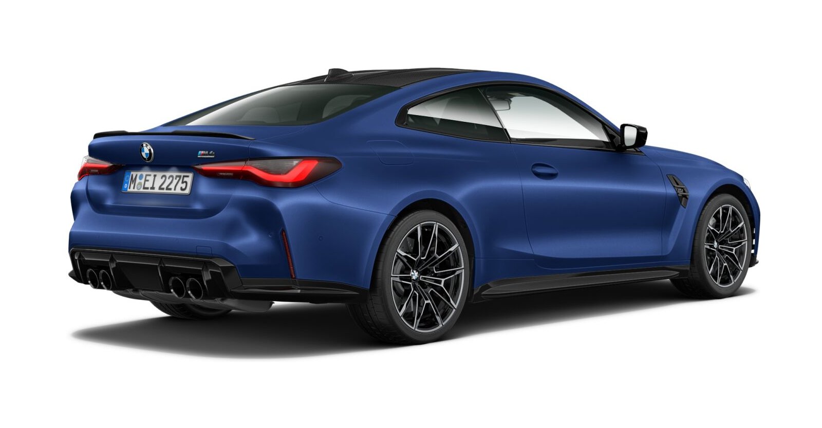 BMW BMW M in Blau von hinten BMW BMW M in Blau von hinten