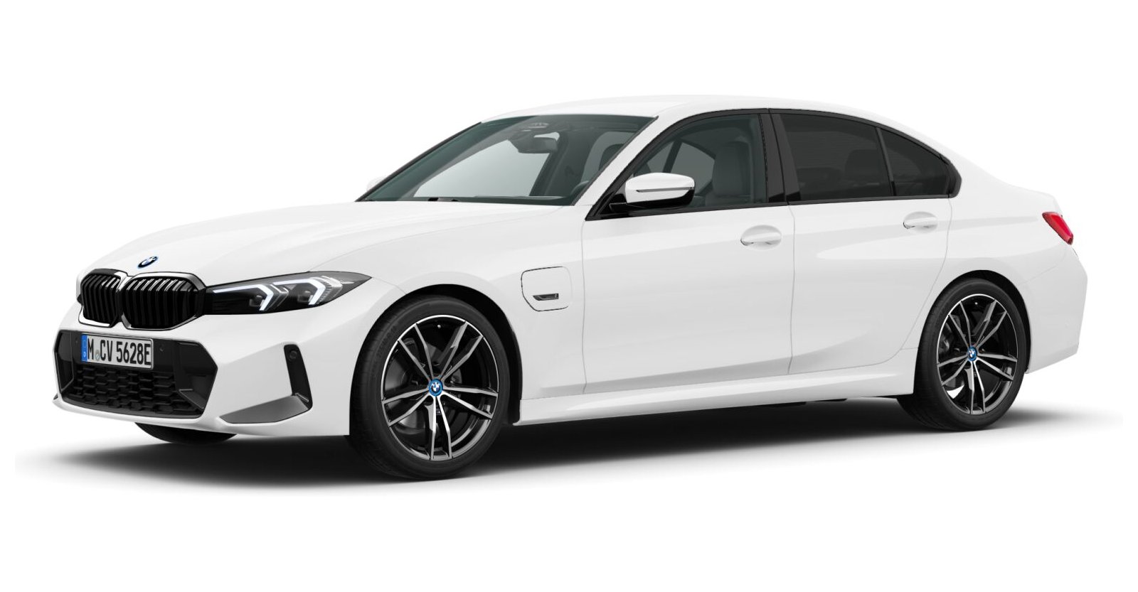 BMW BMW 3er in Weiß von vorne BMW BMW 3er in Weiß von vorne