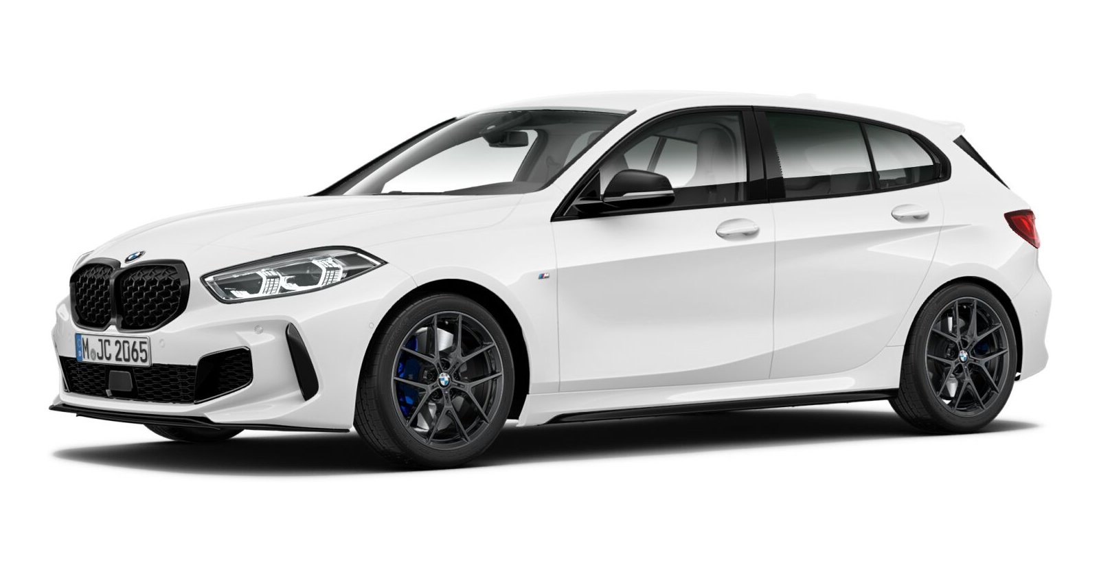BMW BMW 1er in Weiß von vorne BMW BMW 1er in Weiß von vorne