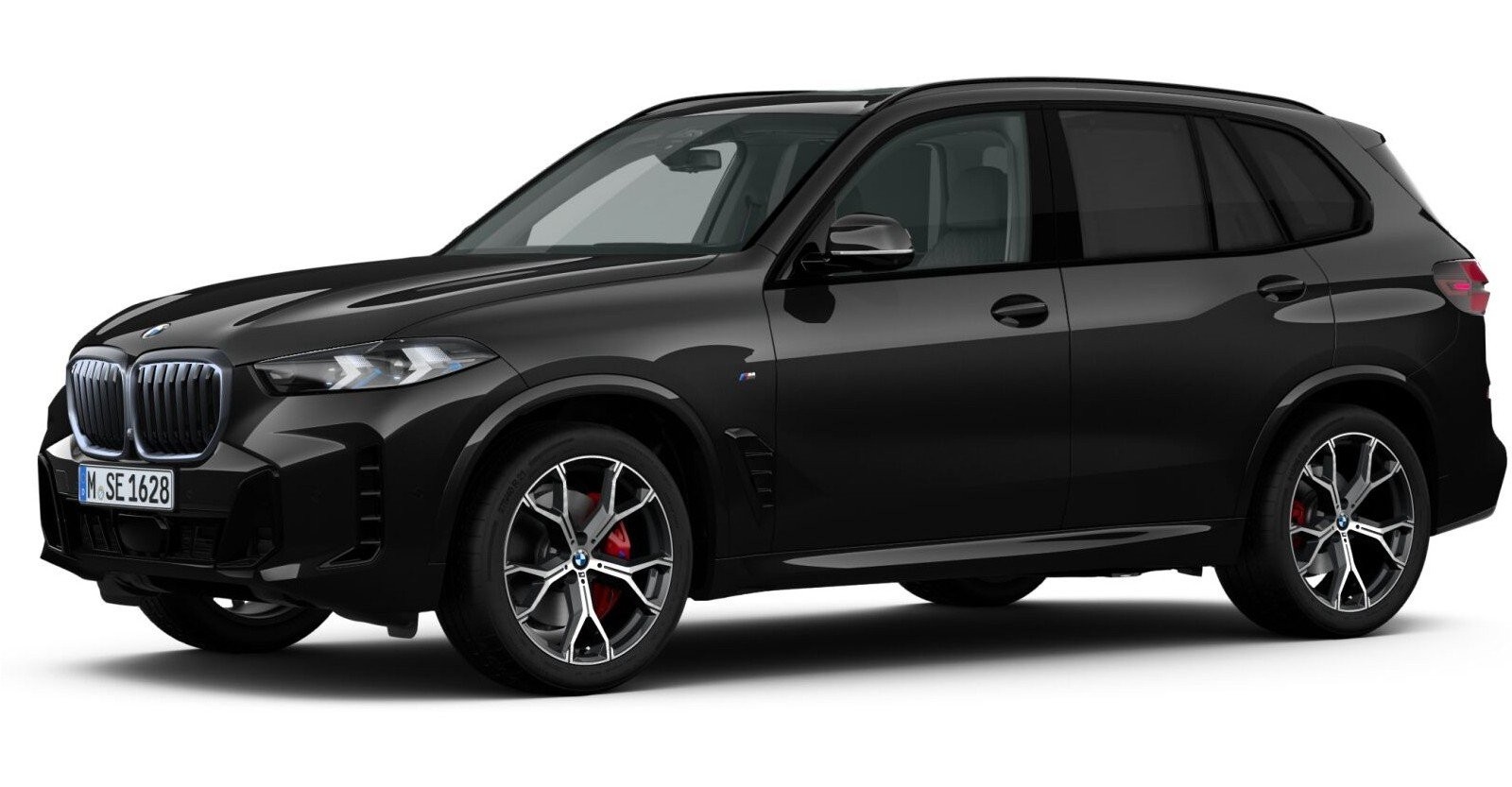 BMW X5 xDrive30d in Schwarz von vorne BMW X5 xDrive30d in Schwarz von vorne