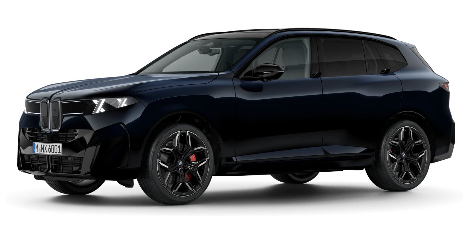 BMW X5 40d xDrive in Schwarz von vorne