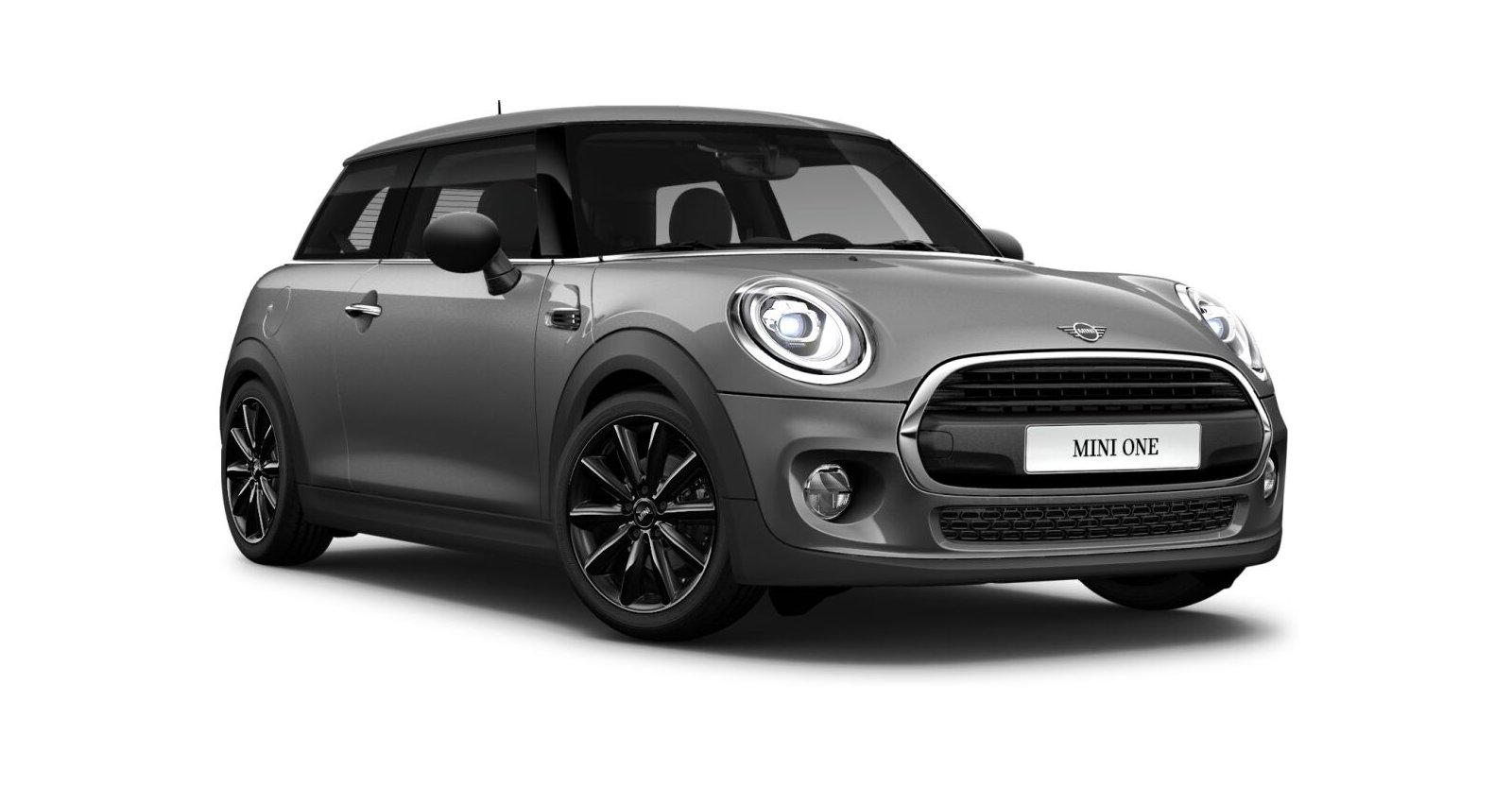 MINI One 3-Türer in Grau von vorne