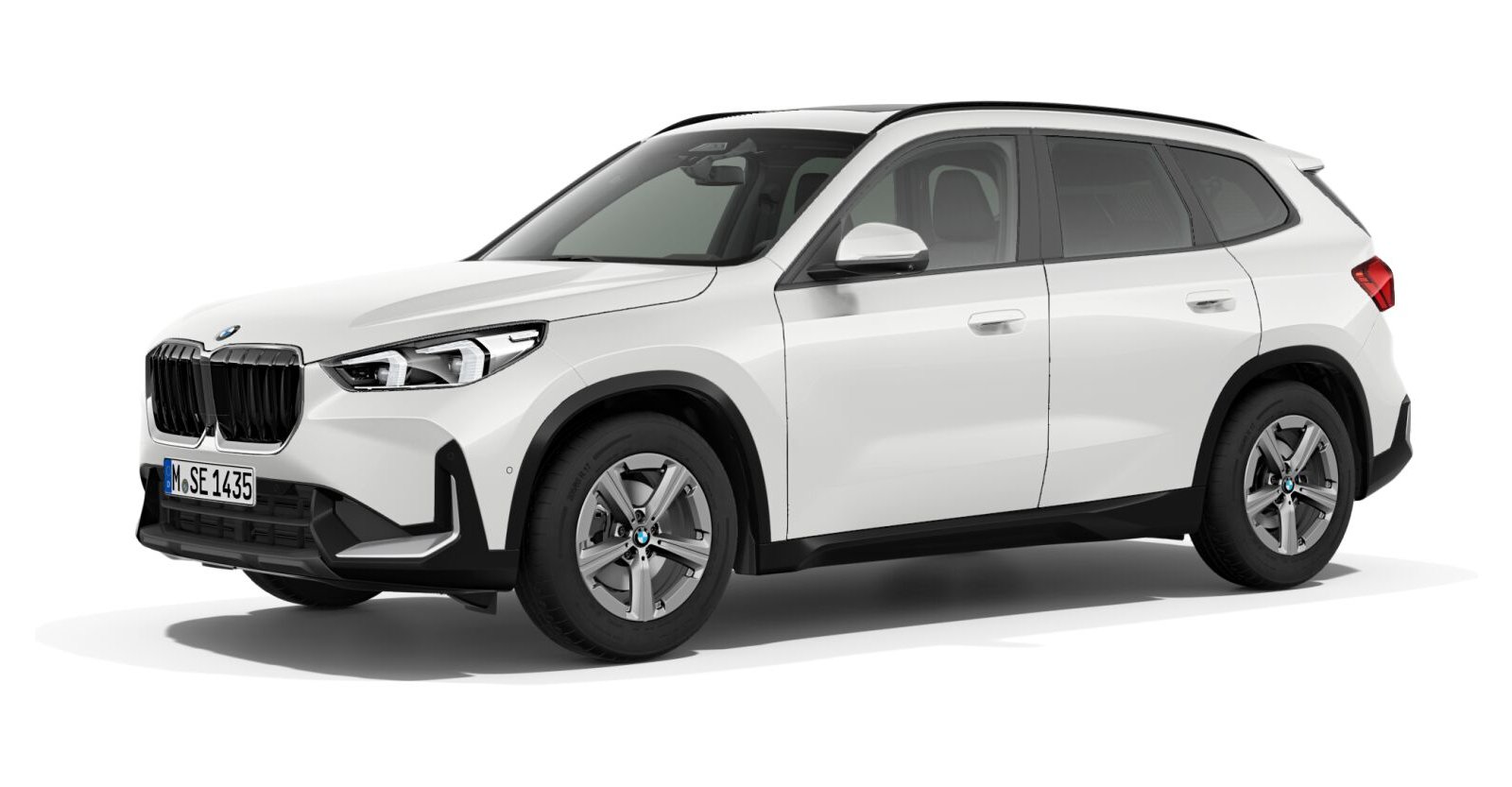 BMW X1 xDrive20d in Weiß von vorne BMW X1 xDrive20d in Weiß von vorne