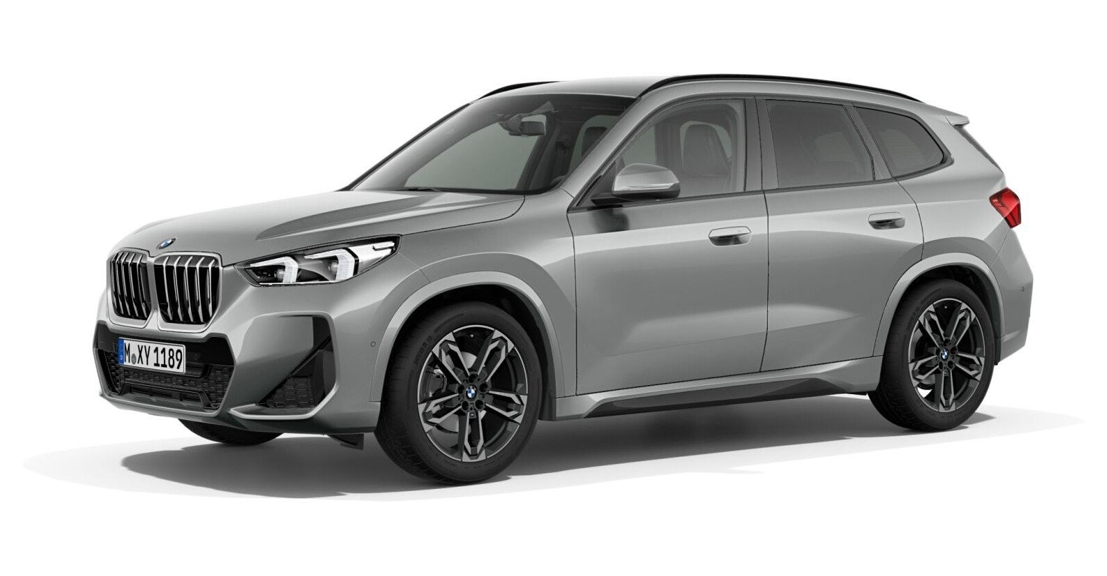 BMW X1 sDrive20i in Grau von vorne BMW X1 sDrive20i in Grau von vorne