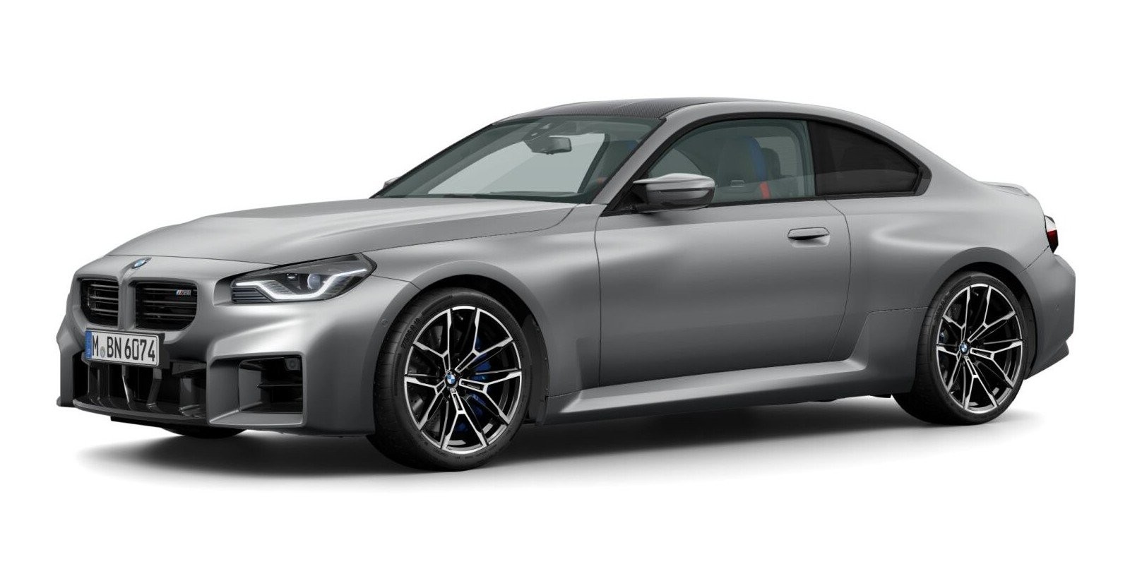 BMW M2 Coupé in Grau von vorne BMW M2 Coupé in Grau von vorne