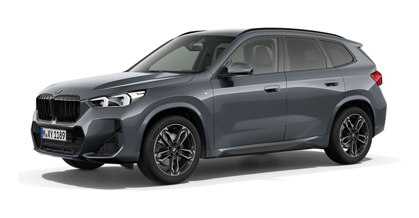 BMW X1 xDrive23d in Grau von vorne