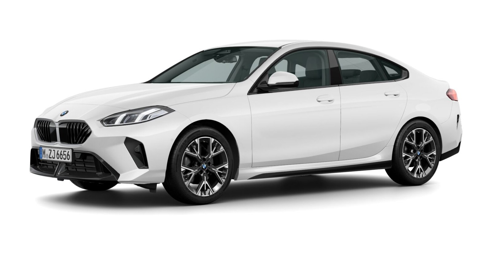 BMW 220 Gran Coupé in Weiß von vorne BMW 220 Gran Coupé in Weiß von vorne