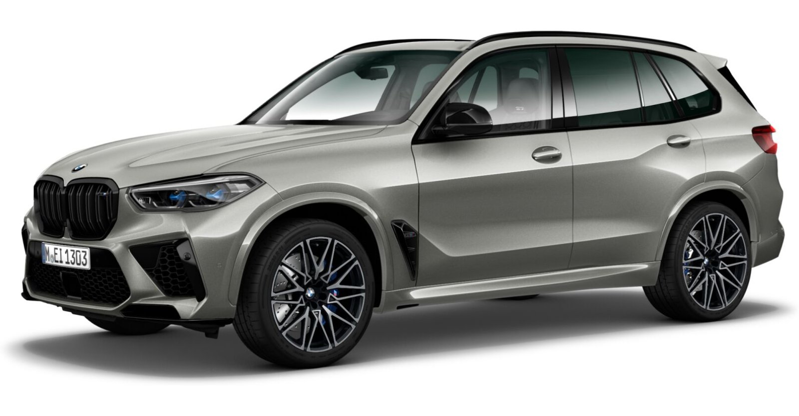 BMW X5 M in Grau von vorne BMW X5 M in Grau von vorne
