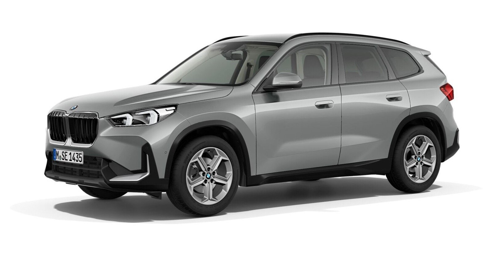 BMW X1 sDrive18i in Grau von vorne