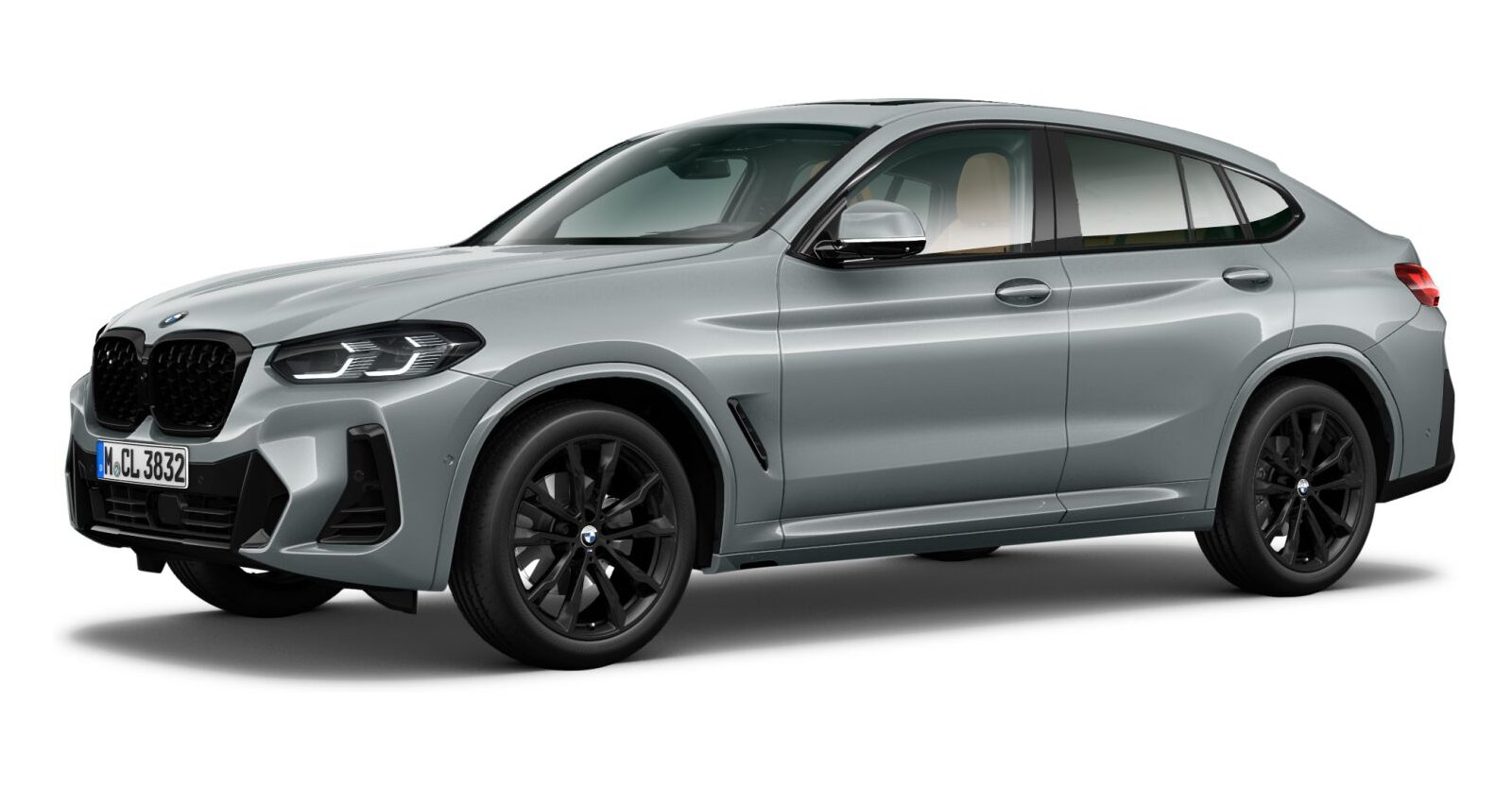 BMW X4 xDrive30d in Grau von vorne BMW X4 xDrive30d in Grau von vorne