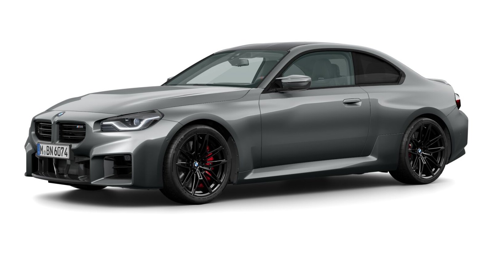 BMW M2 Coupé in Grau von vorne BMW M2 Coupé in Grau von vorne