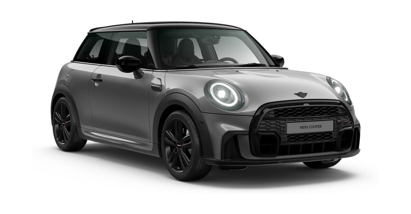 MINI Cooper 3-Türer in Grau von vorne