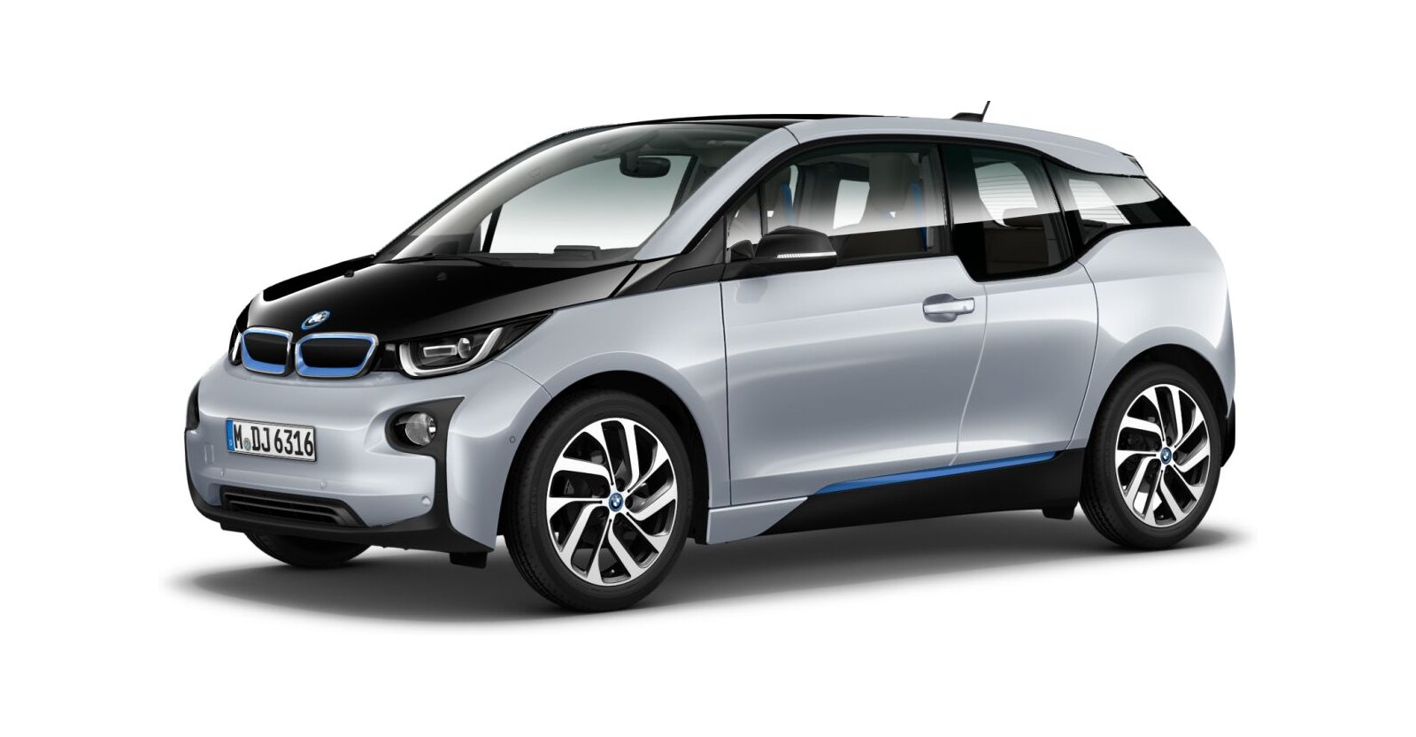 BMW i3 94Ah in Grau von vorne