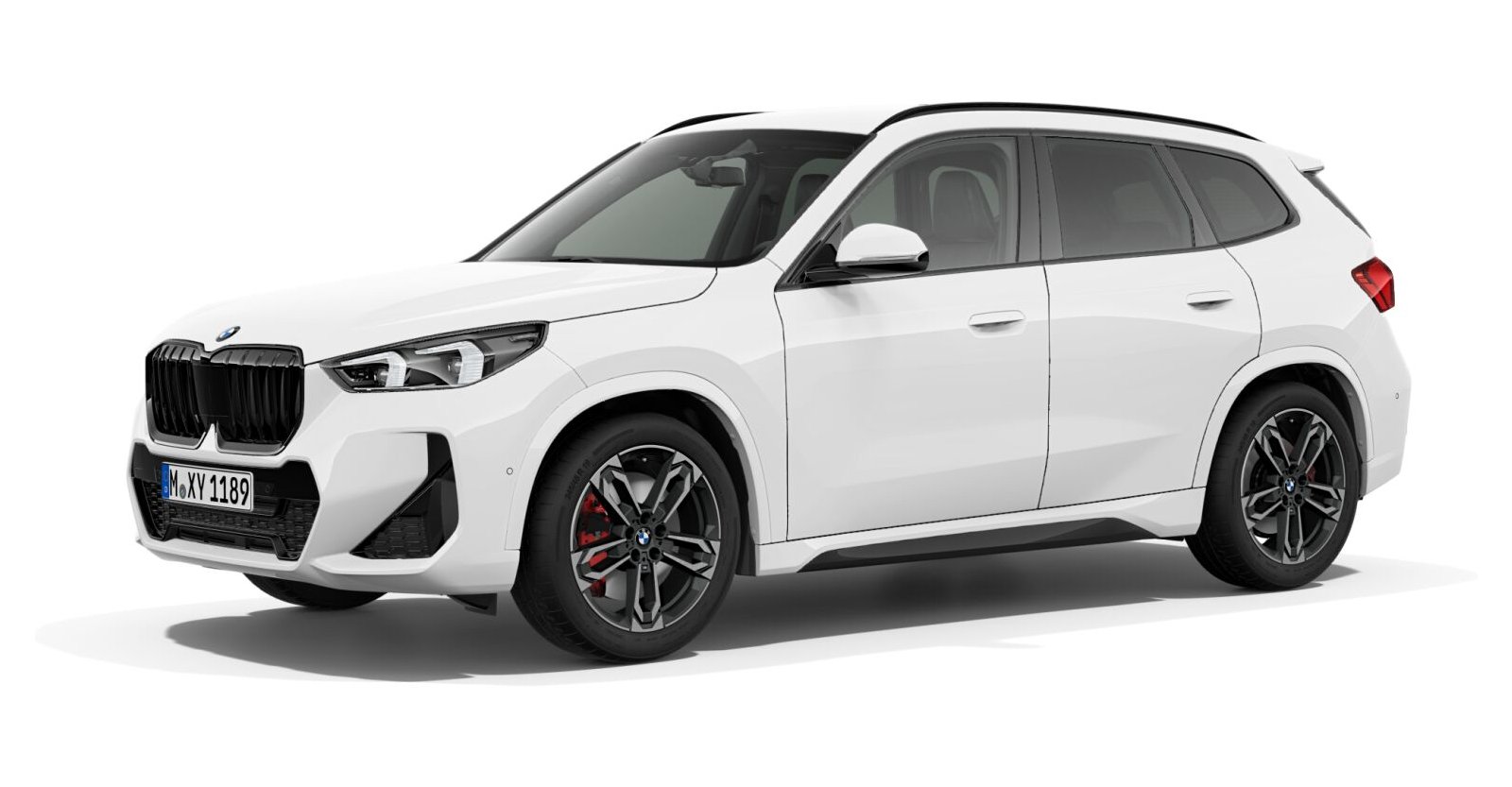 BMW X1 sDrive20i in Weiß von vorne BMW X1 sDrive20i in Weiß von vorne