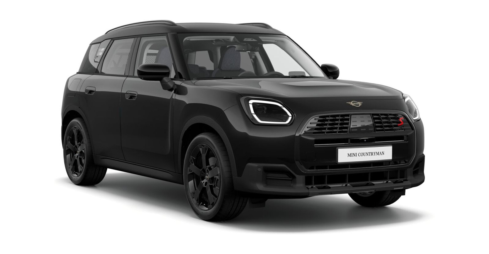 MINI Countryman S ALL4 in Schwarz von vorne